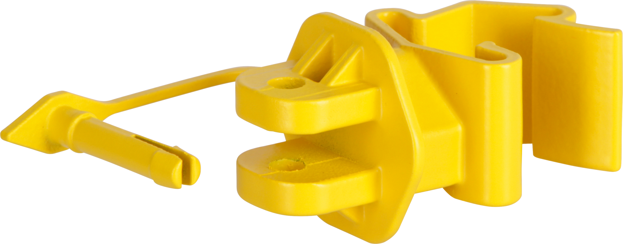 Patura Standaard isolator met pen voor T-palen, geel (doos met 500 stuk)