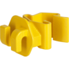 Standaard isolator voor T-palen, geel (25 stuk/pak)