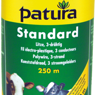 Patura Standaard kunststofdraad, 250m, geel-oranje