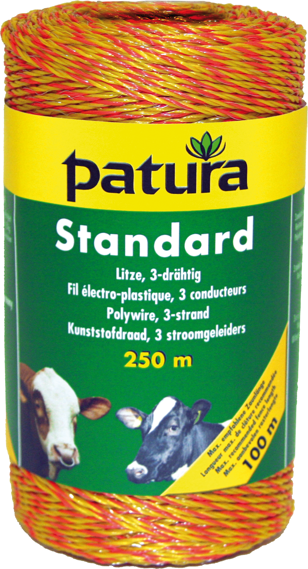 Patura Standaard kunststofdraad geel/oranje 250 m