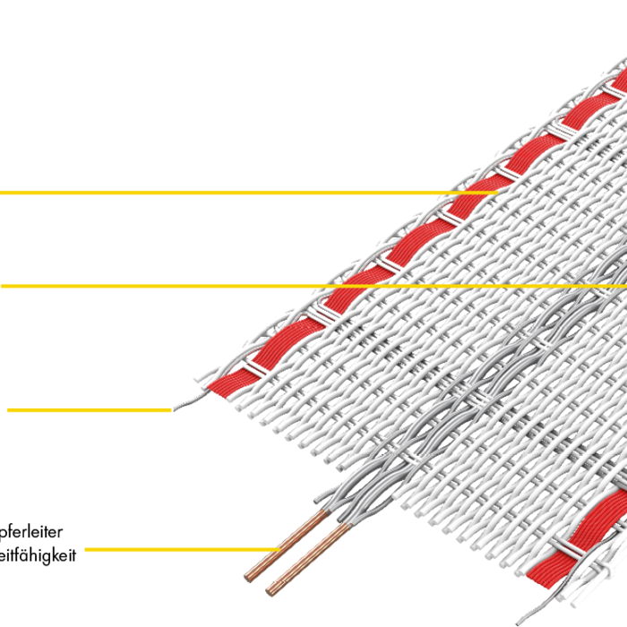 Patura Tornado XL lint 20mm wit/rood, 200m rol