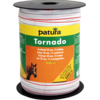 Tornado lint 38mm wit-oranje, 200m rol