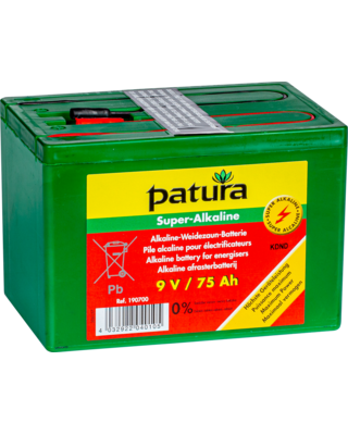Patura Super alkaline batterij 9V/75Ah