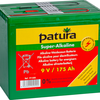Patura Super alkaline batterij 9V/175Ah