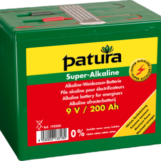 Patura Super Alkaline batterij 9 V / 200 ah