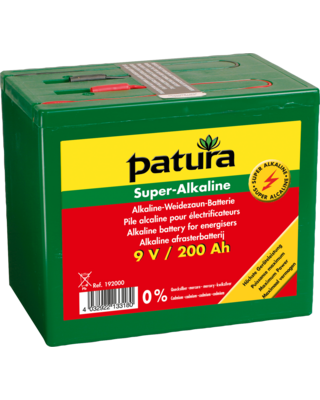 Patura Super Alkaline batterij 9 V / 200 ah