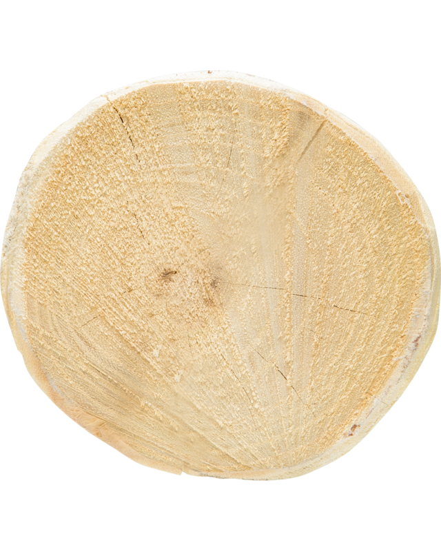 Patura Robinia paal, rond, 2,0 m, d= 6-8 cm, afgeschuind, 4- voudig gescherpt, ontschorst