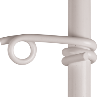 Patura Kunststof oogisolator 19mm, voor kunststofdraad en cord, 25 stuks