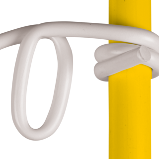 Patura Kunststof oogisolator palen Ø10mm, voor lint tot 40mm, 25 stuks