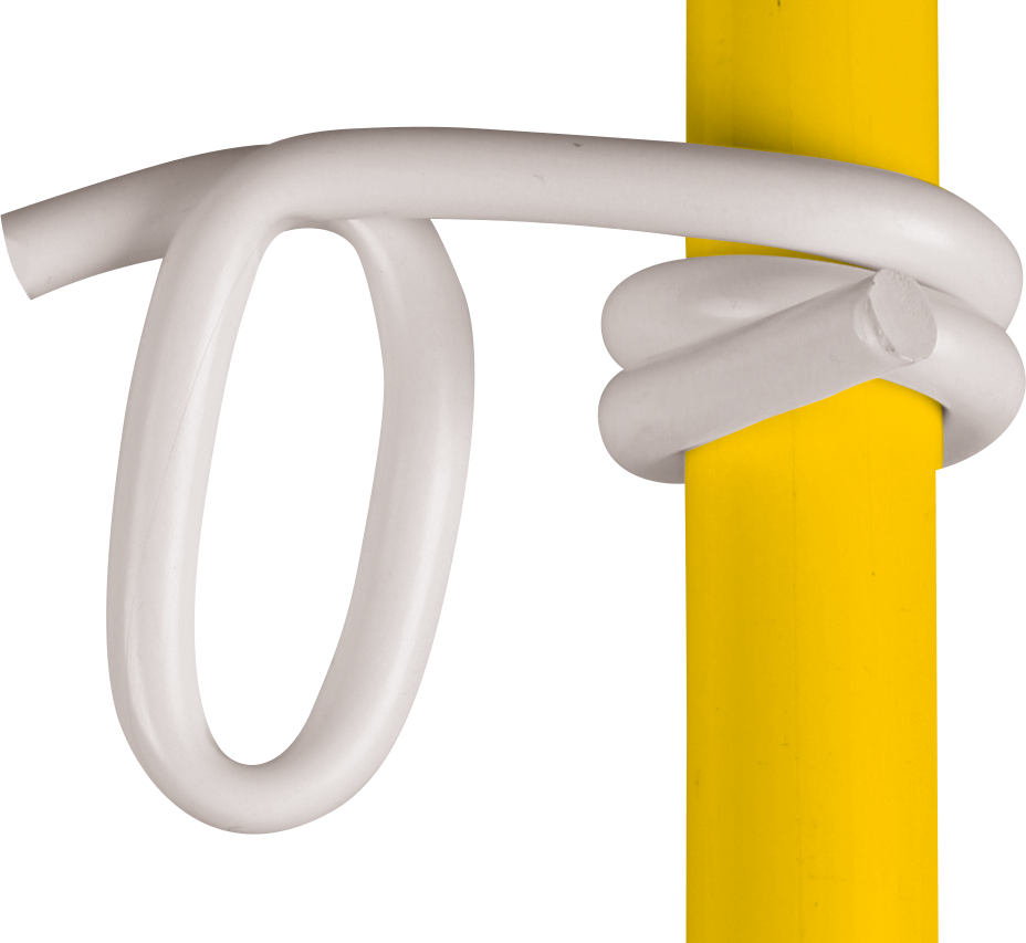 Patura Kunststof oogisolator palen Ø10mm, voor lint tot 40mm, 25 stuks