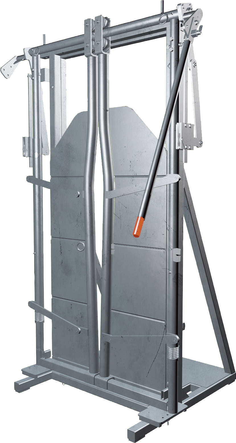 Patura Halsvastzetframe A4000 met standaard, met automatische remmen