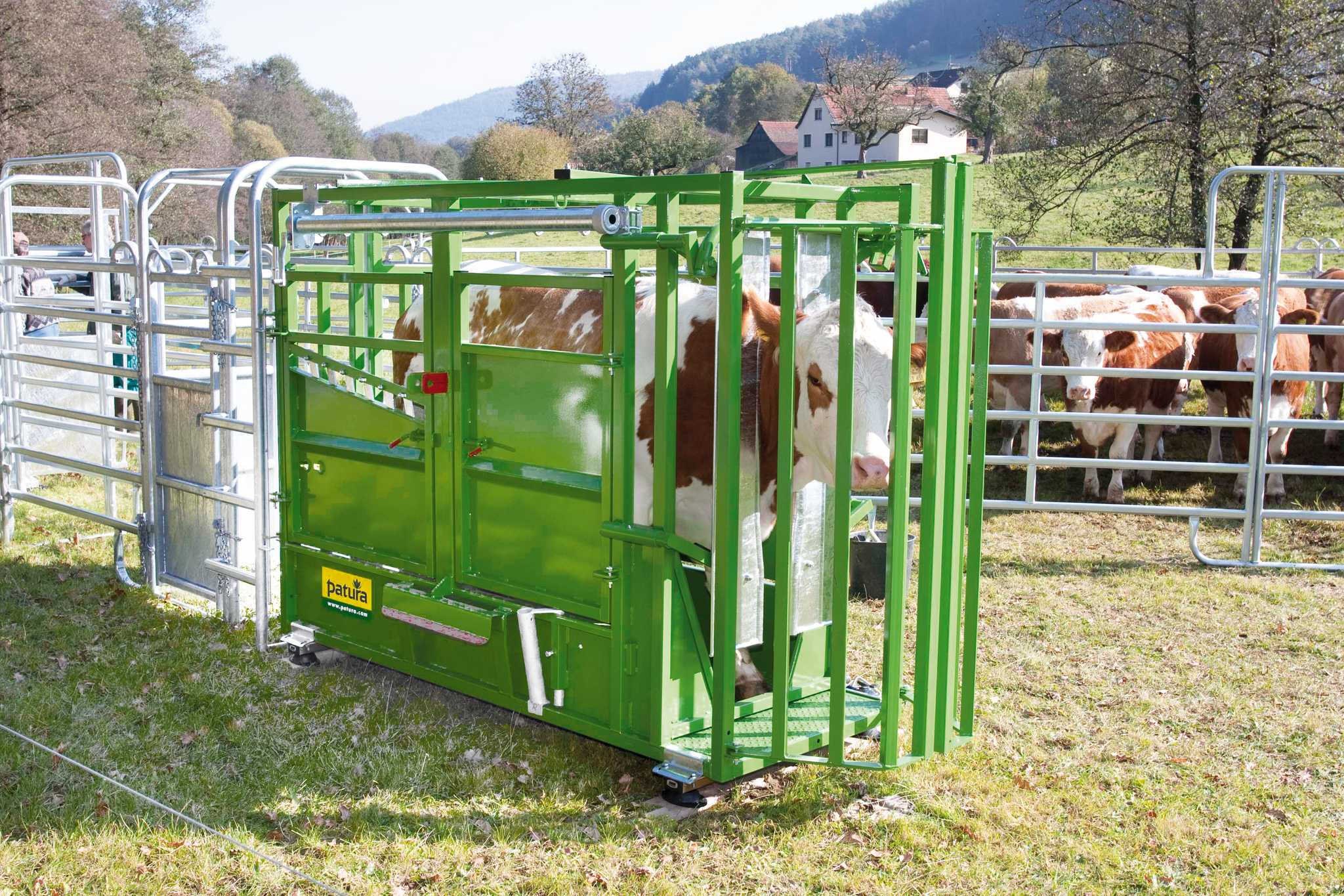 Patura Vastzet en behandelbox A5000, groen gelakt