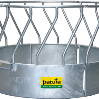 Patura Ronde ruif met diagonaal voerhek Ø2,10m