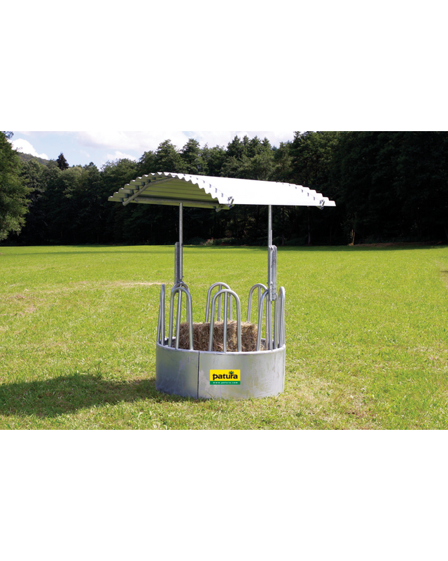 Patura Dak voor ronde ruif, 8 voerpl. vz