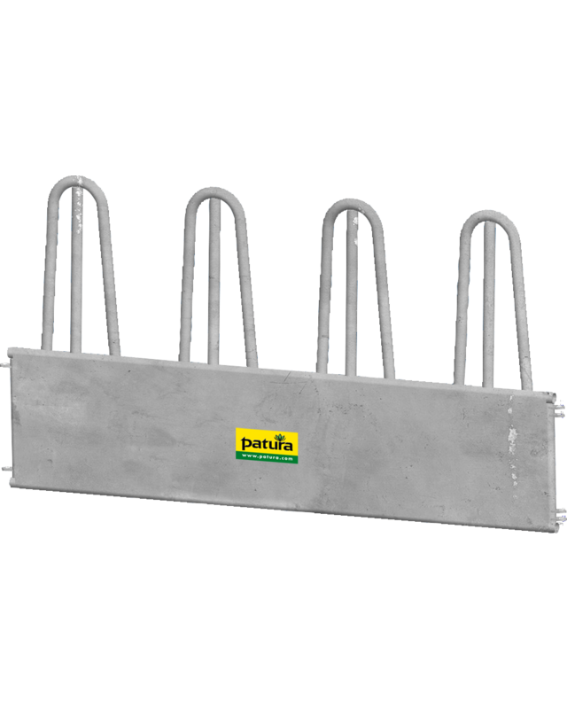 Patura Palisadevoerhek, recht, 4 palissade voor ovale ruif