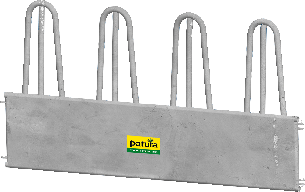 Patura Palisadevoerhek, recht, 4 palissade voor ovale ruif