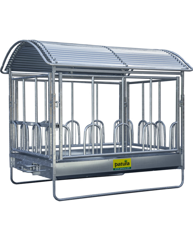 Patura Grote balenruif met Universeel voerhek en dak 2,85 x 2,05 m