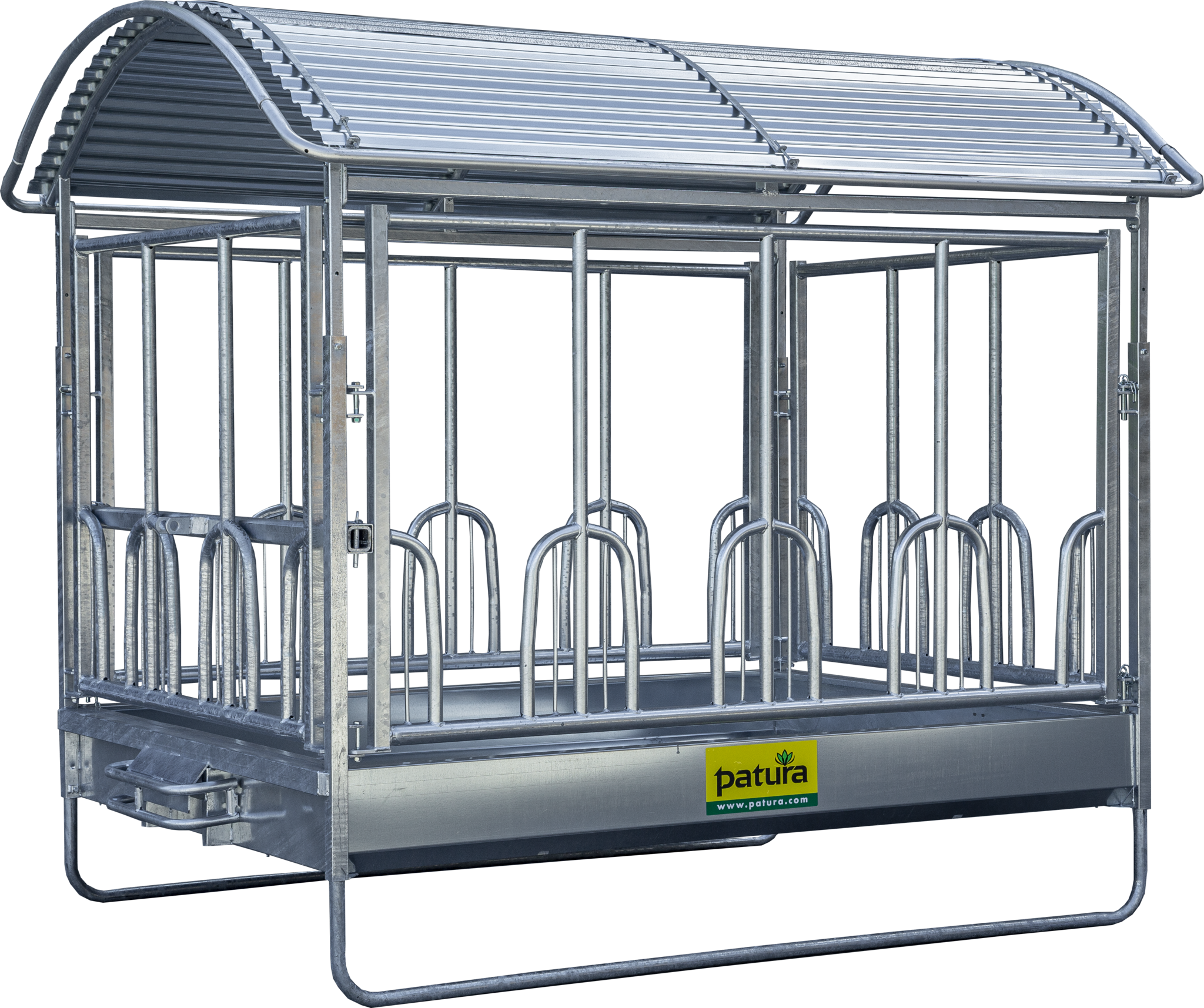 Patura Grote balenruif met Universeel voerhek en dak 2,85 x 2,05 m