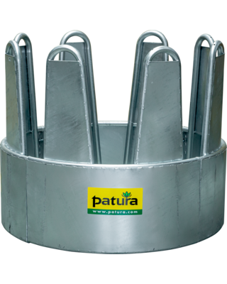 Patura Ronde ruif voor paarden, Ø1,30m, 8 voederplaatsen