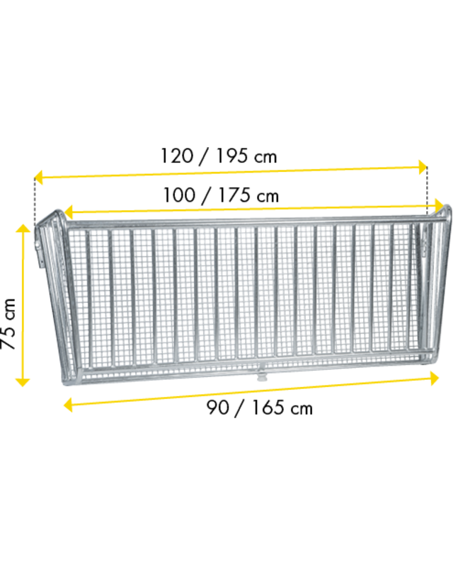 Patura Hooiruif voor afscheidingen, 1,75 m