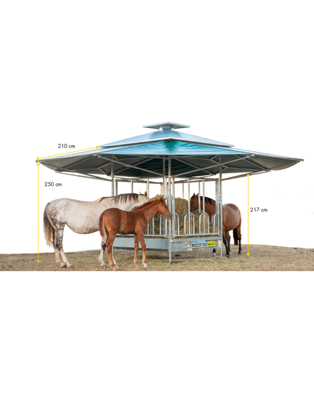 Patura Klimatiseringsdak voor professionele vierkante ruiven