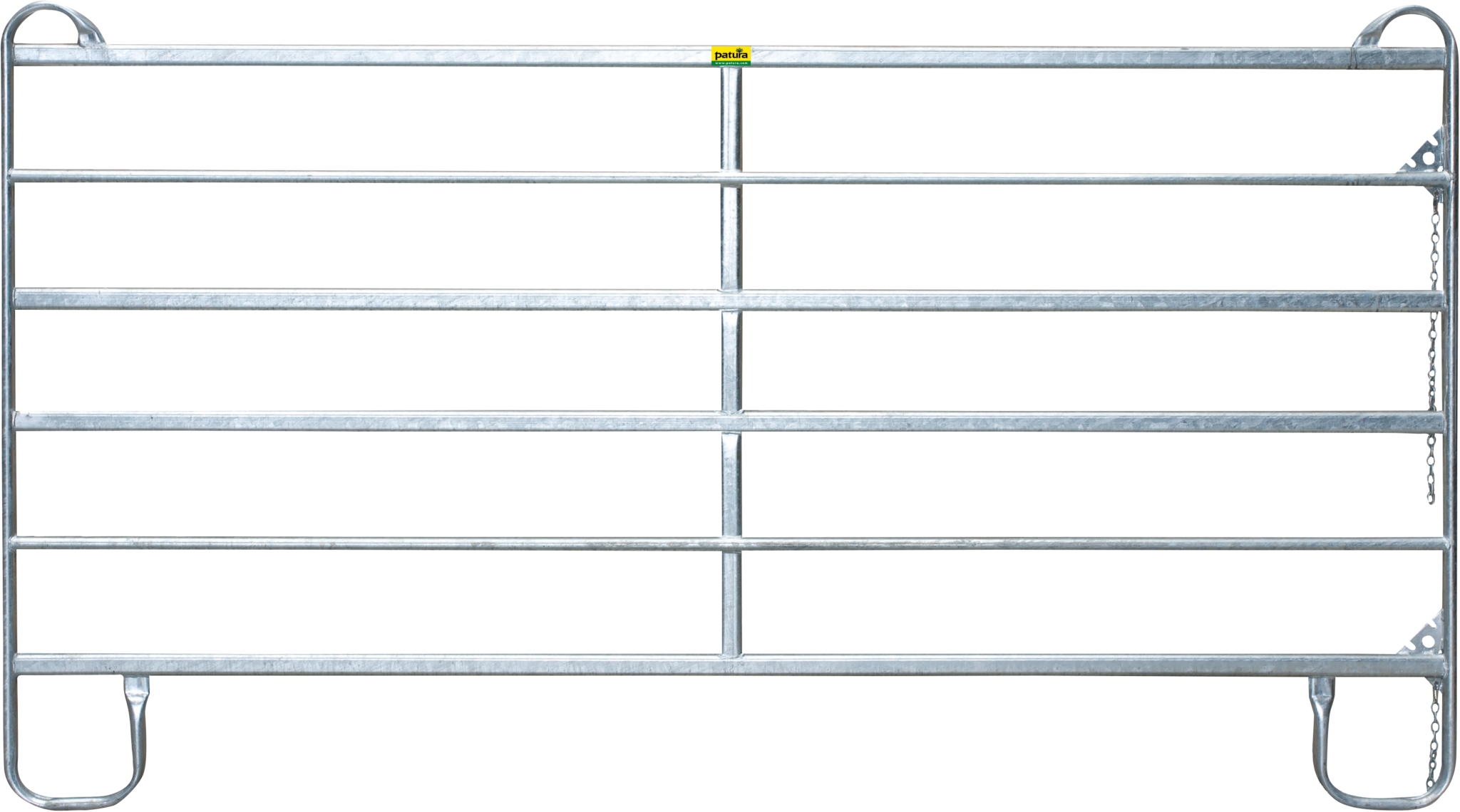 Patura Paneel-6, lengte 2,40m, hoogte 1,70m, 1 midden steun