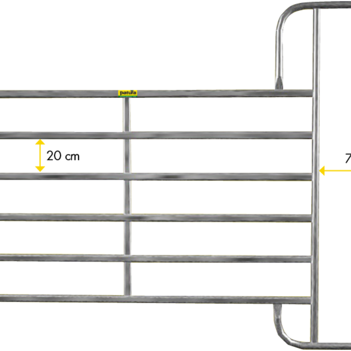 Patura Paneel-6 met frame 3,05 m, h=2,10 m, vz