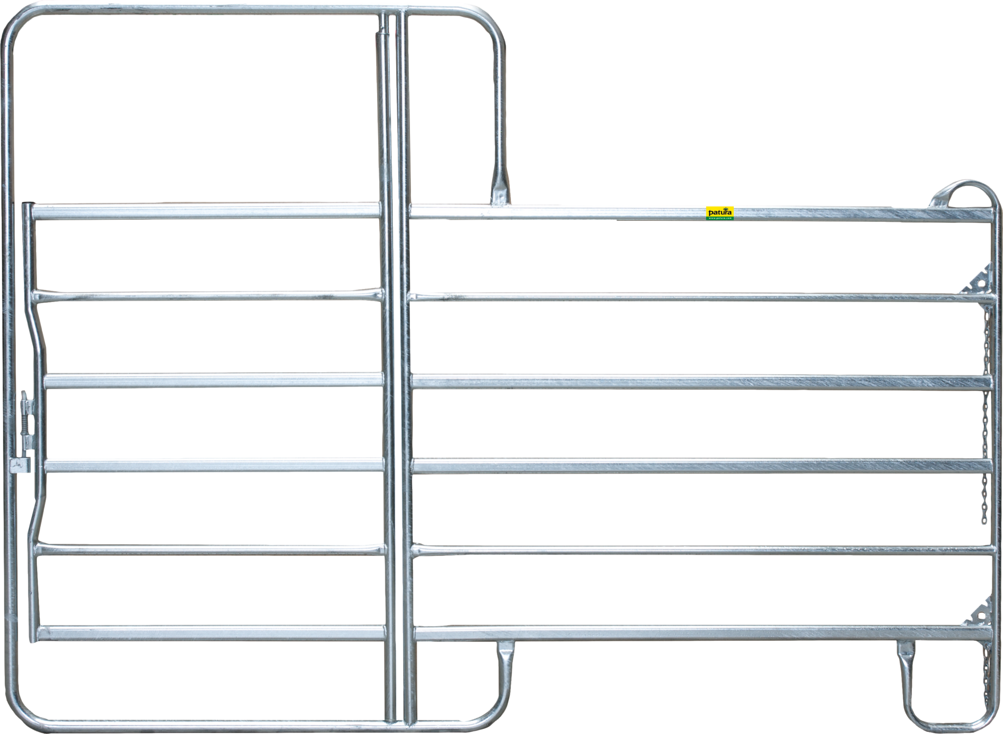 Patura Paneel met poort 3,60 m, h= 2,20 m, vz