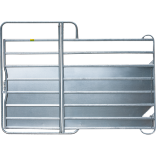 Patura Paneel-8 Plus met poort, plaatstalen bekleding, lengte 3,00m, hoogte 2,20m