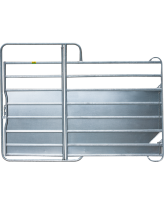 Patura Paneel-8 Plus met poort, plaatstalen bekleding, lengte 3,00m, hoogte 2,20m