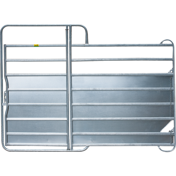 Patura Paneel-8  Plus met Poort 3,00m, met plaatverkleding B= 3,00 m, H=2,20m vz