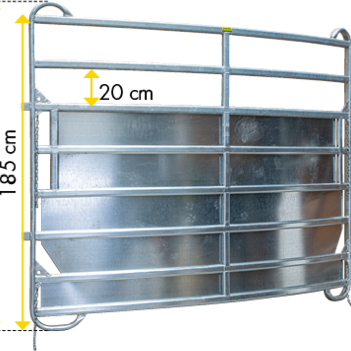 Patura Gebogen paneel-8 2,44 m, radius 3,00 m vz