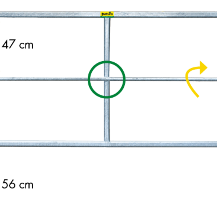 Patura Paneel-3, lengte 3,00 m, H = 1,70 m
