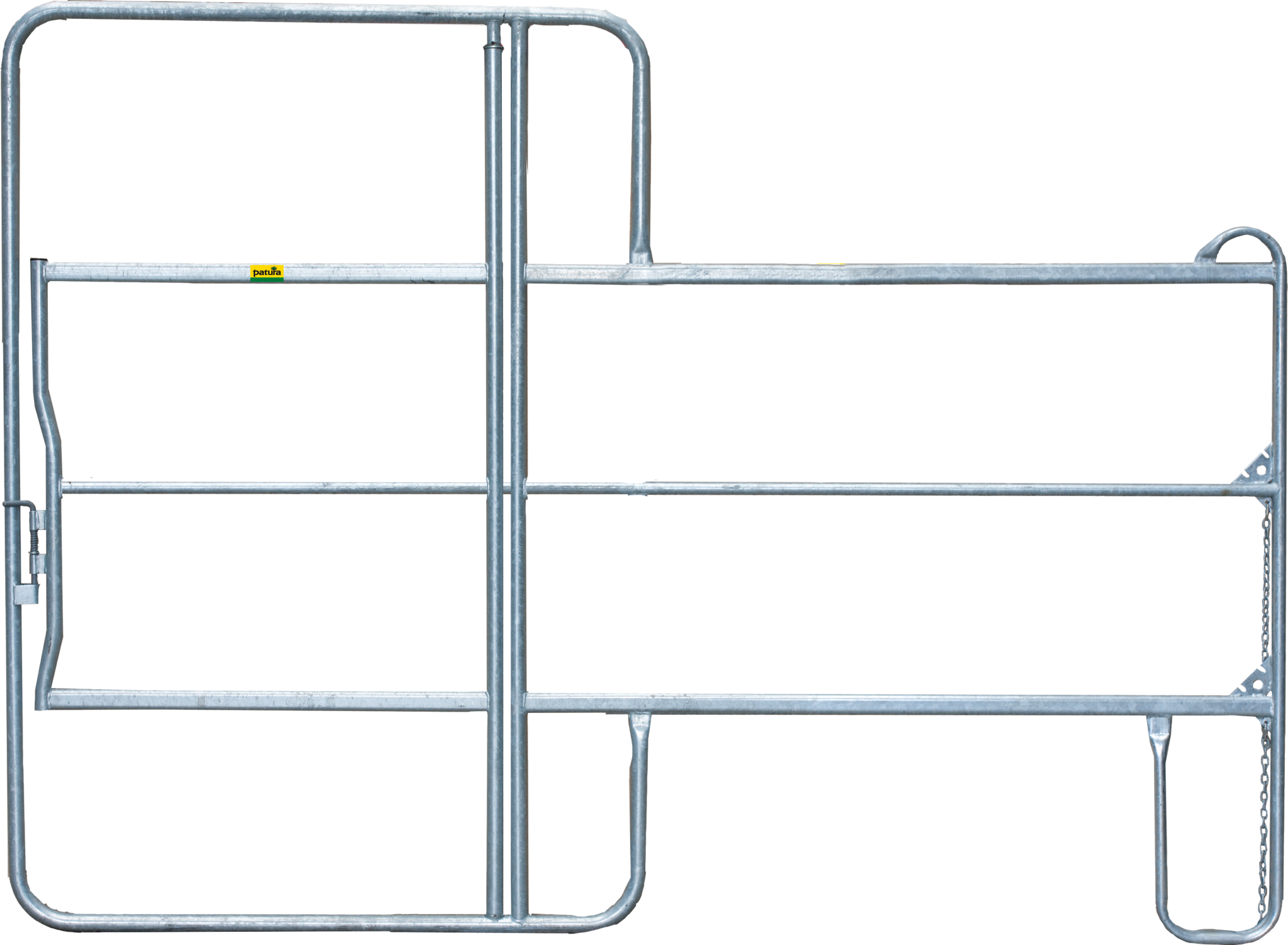 Patura Paneel-3 met poort, lengte 3,00m, hoogte 2,20m