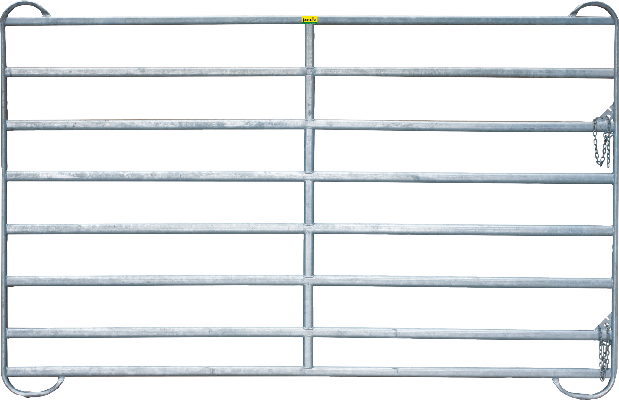 Patura Paneel-8, lengte 3,60m, hoogte 1,94m, 2 midden steunen
