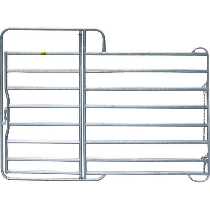 Patura Paneel-8 met poort 3,00 m zonde plaatverkleding Breedte 3,00 m, hoogte=2,20 m