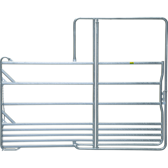 Patura Veiligheidspaneel-paarden met Poort lengte 3,00 m, hoogte 2,40 m