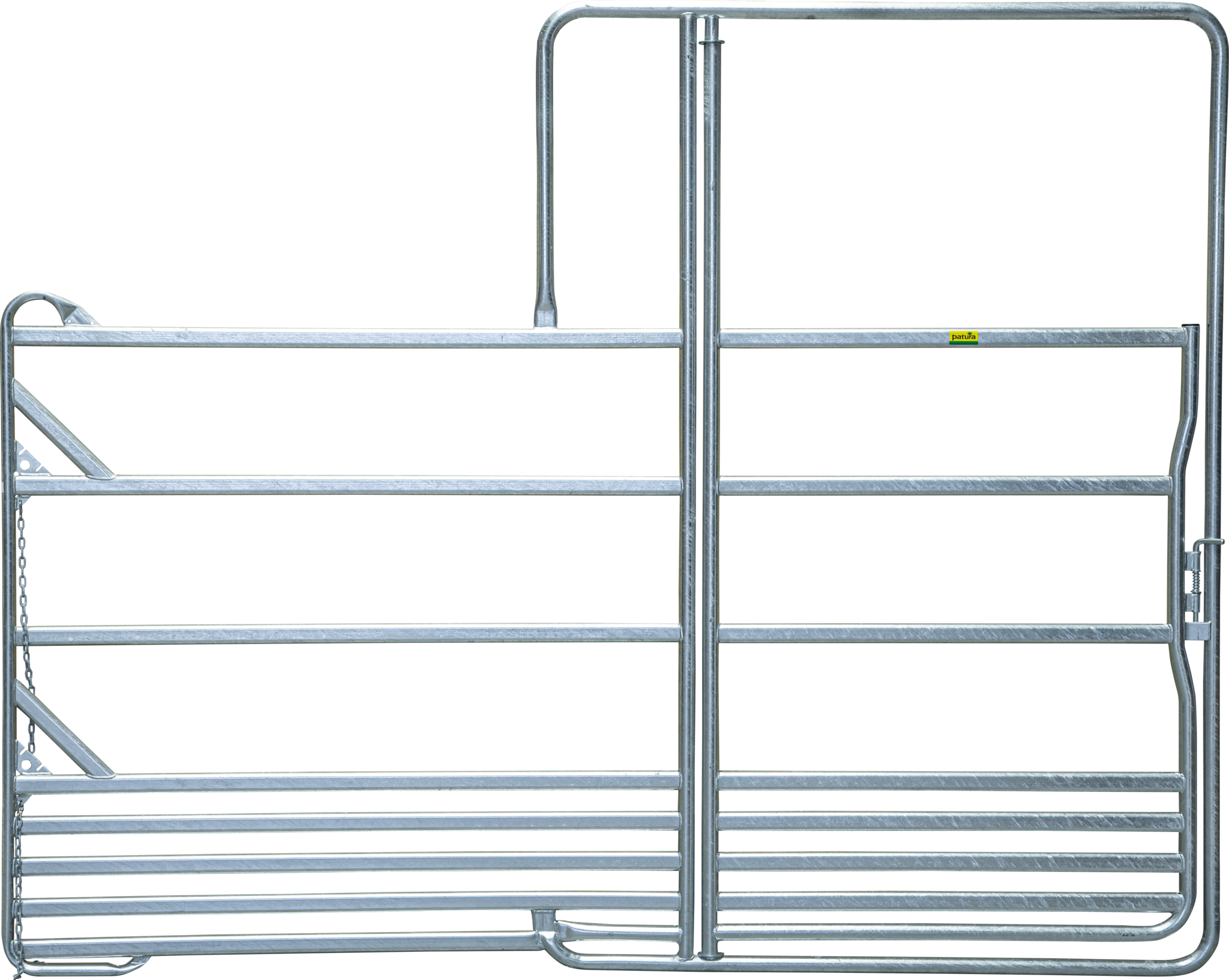 Patura Veiligheidspaneel-paarden met Poort lengte 3,60 m, hoogte 2,40 m