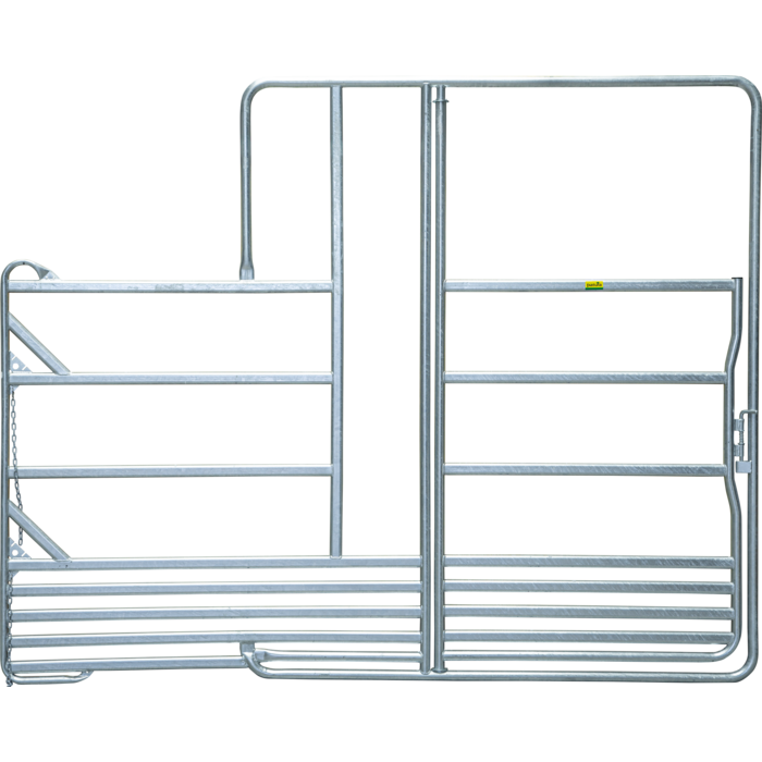 Patura Veiligheidspaneel-paarden met Poort en 1x voerplaats lengte 3,00 m, hoogte 2,40 m