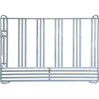 Patura Veiligheidspaneel paarden met voerhek, lengte 3,00m, hoogte 2,10m