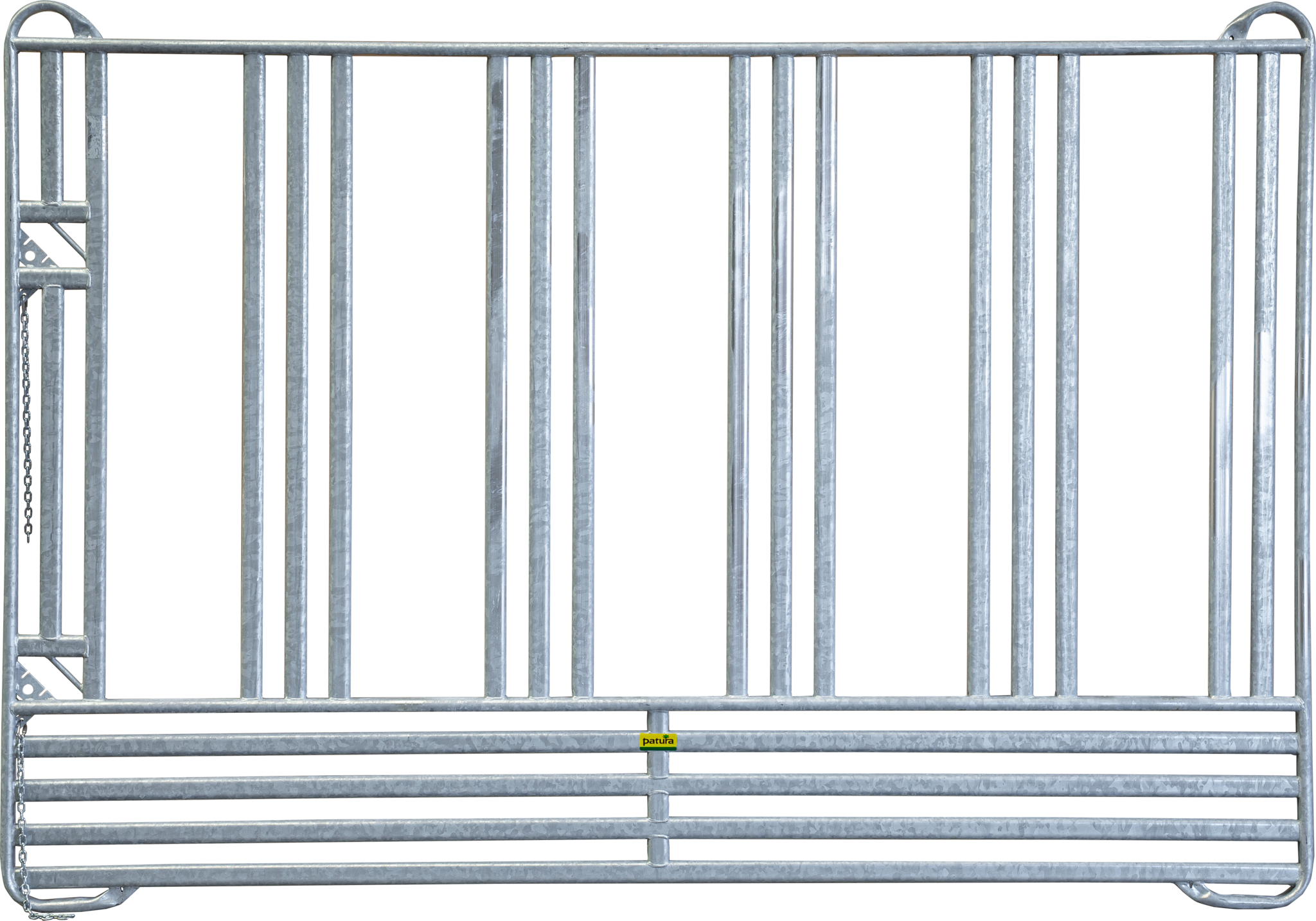 Patura Veiligheidspaneel paarden met voerhek, lengte 3,00m, hoogte 2,10m