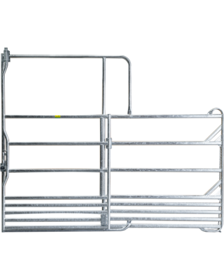 Patura Veiligheidspaneel paarden met schuifpoort, lengte 3,00m, hoogte 2,50m