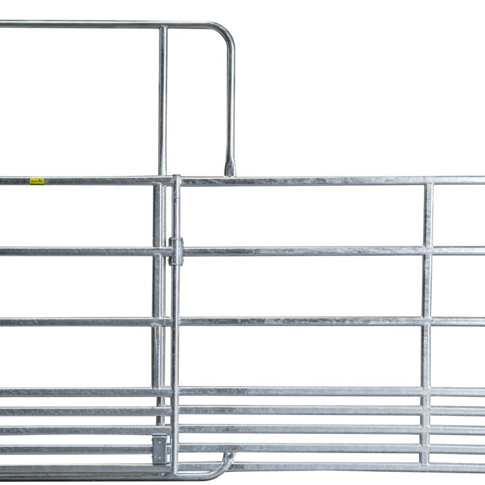 Patura Veiligheidspaneel voor paarden met schuifpoort 3,60 m, hoogte 2,50 m (1 middel steun)