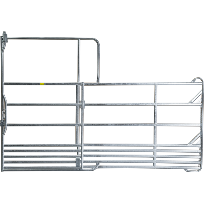 Patura Veiligheidspaneel voor paarden met schuifpoort 3,60 m, hoogte 2,50 m (1 middel steun)