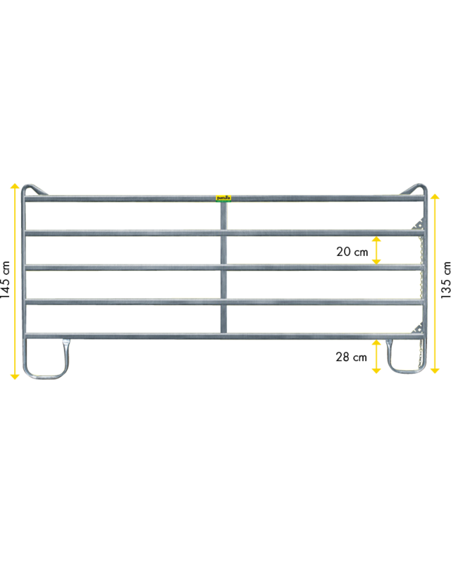 Patura Ponypaneel 2,40 m, h=1,45 m, vz
