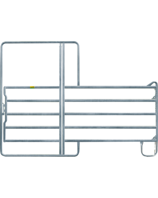 Patura Paneel-5 met poort, lengte 2,40m, hoogte 2,20m