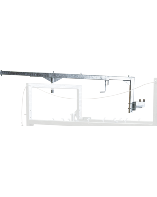 Patura Telescopische zwenkarm incl. flexhouder met gereedschapsbakje, voor klauwbehandelbox standstal en Profi M