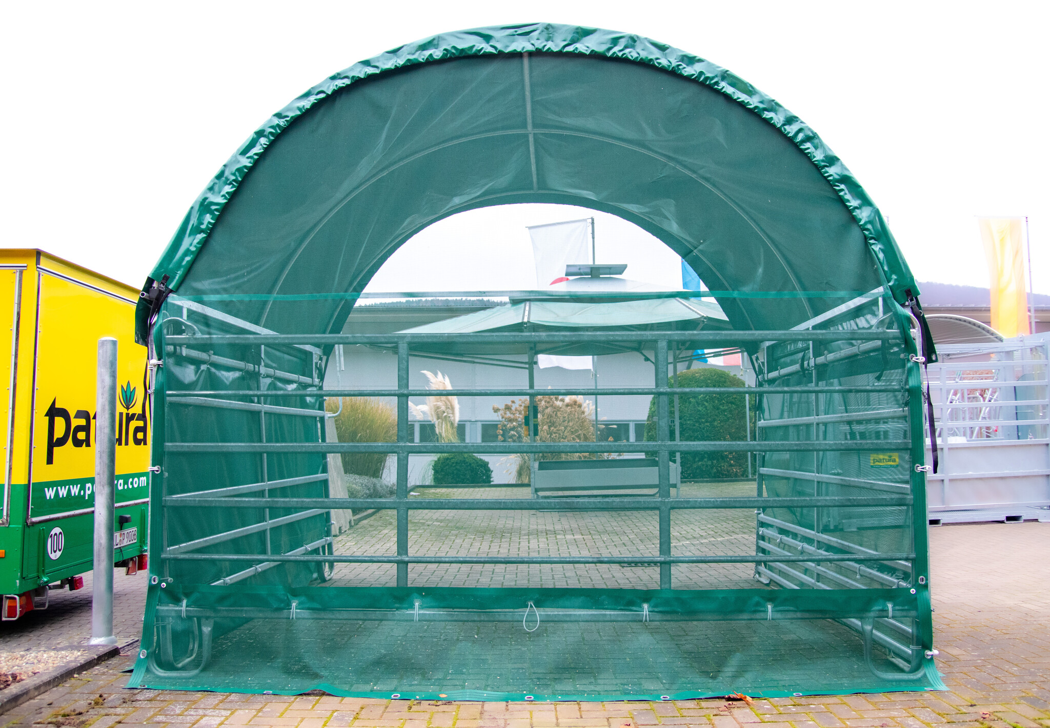 Patura Windbreekgaas voor weidetent Compact, gevelkant, 3,60x3,25m