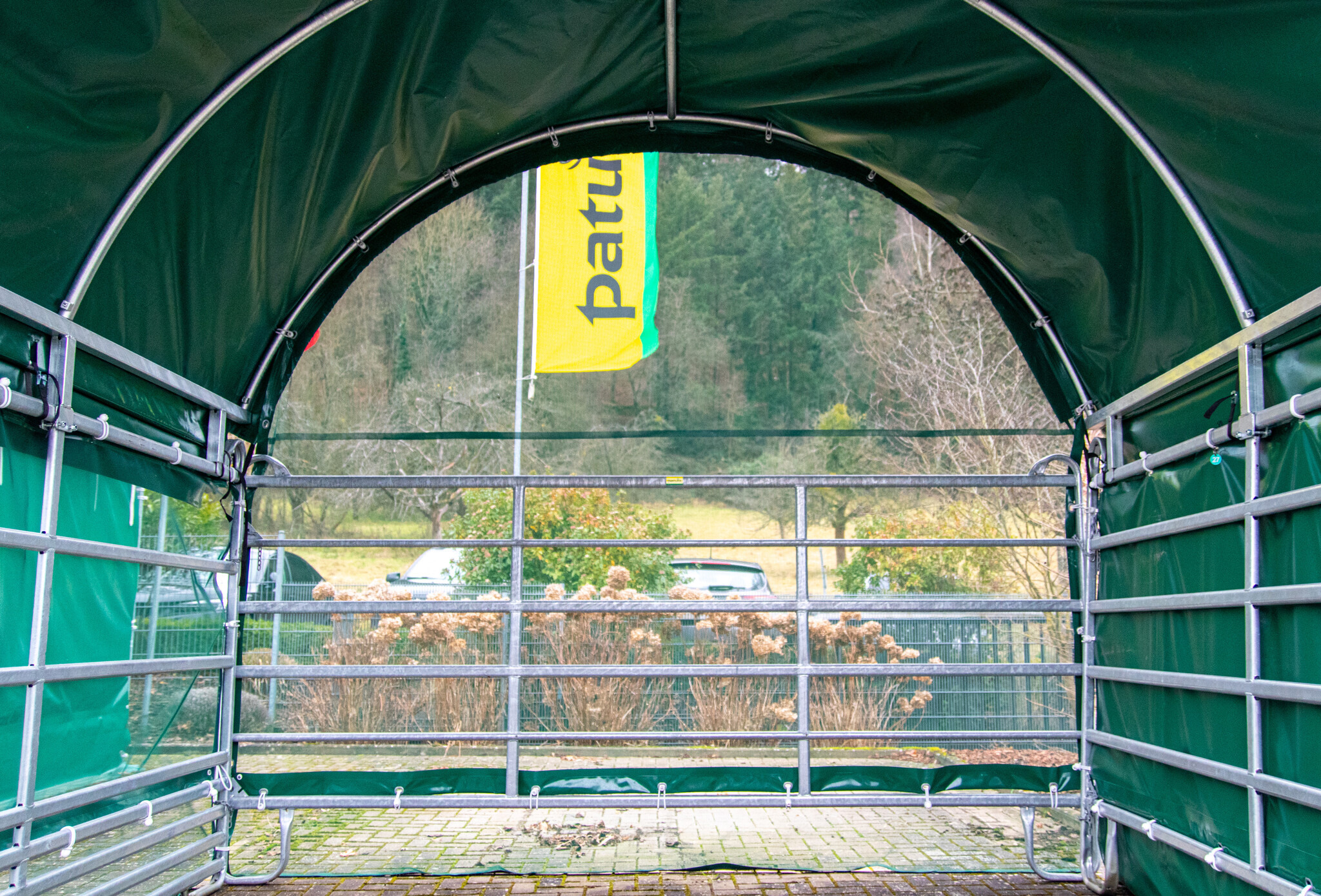 Patura Windbreekgaas voor weidetent Compact, gevelkant, 3,60x3,25m