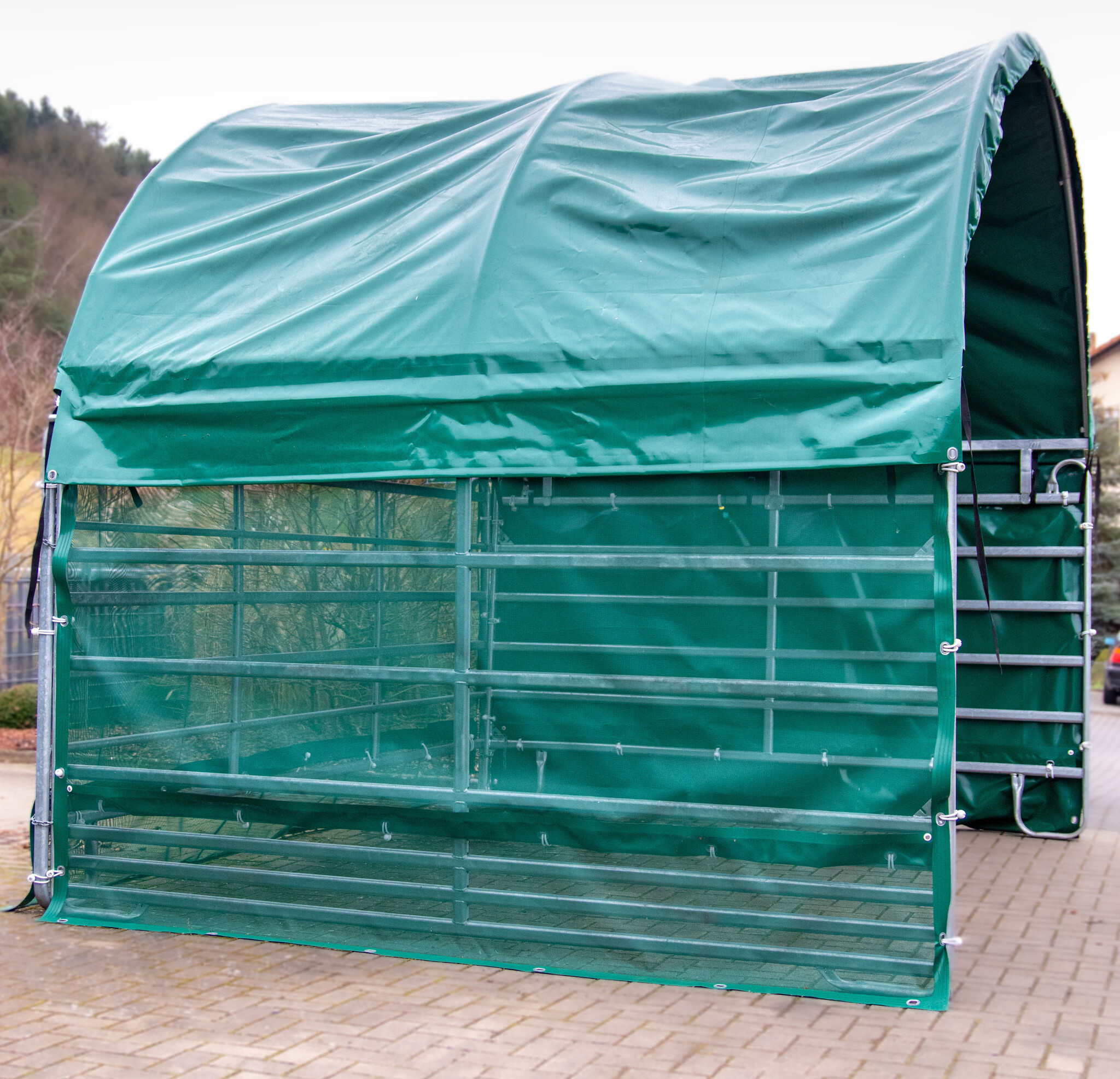 Patura Windbreekgaas voor paneeldak compact zijkant 6 m, hoogte 1,6 m